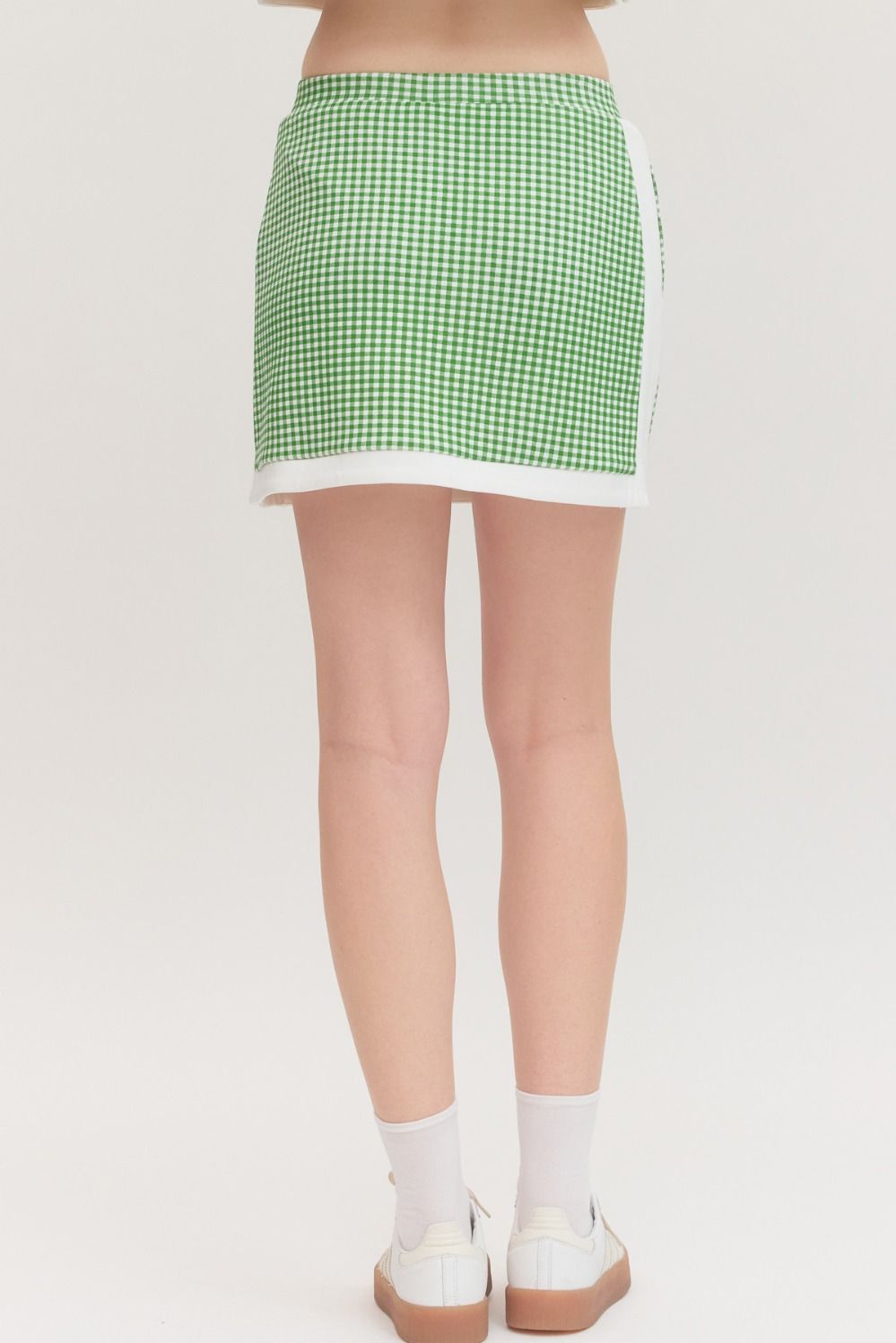 S31709 Gingham Mini Skirt