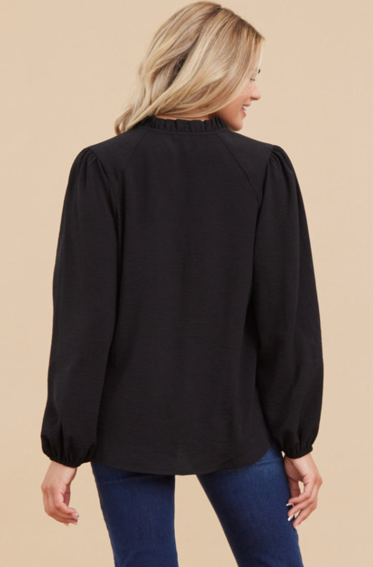 H21505-3 Long Sleeve Solid Top