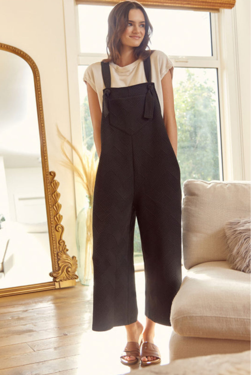 G11410 Textured Overalls