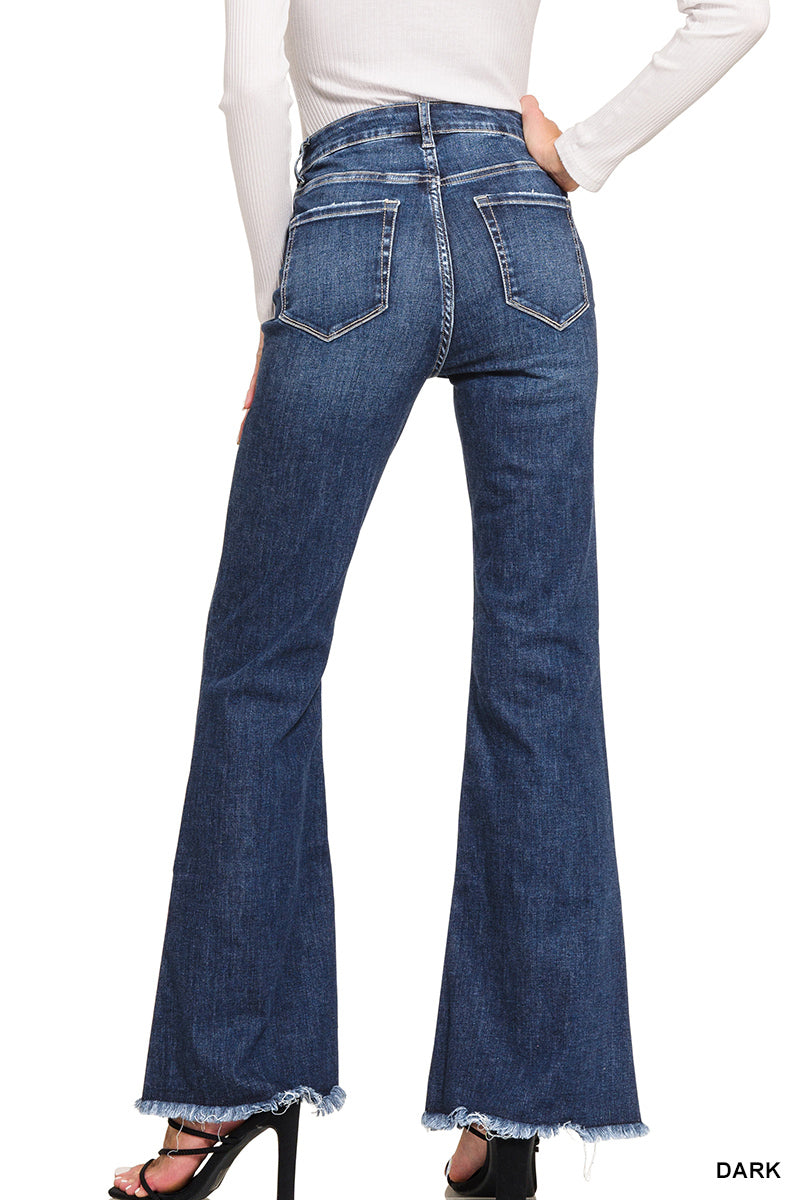 DTP-1976DD High Rise Bell Bottom Jeans