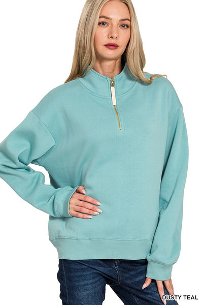 OT-4357D4 Fleece Half-Zip Sweatshirt
