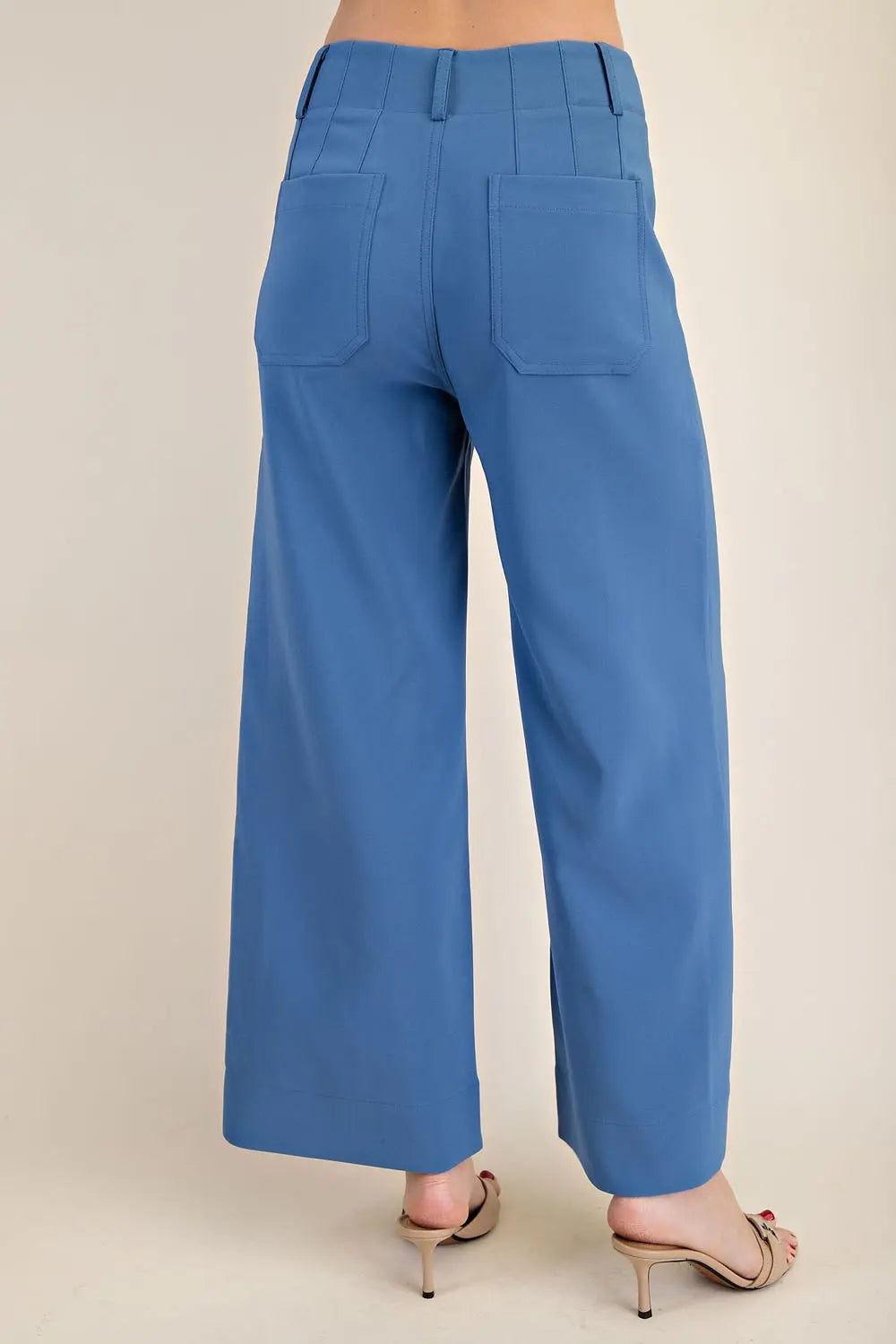 GP7912 Colette Cropped Wide Leg Pants
