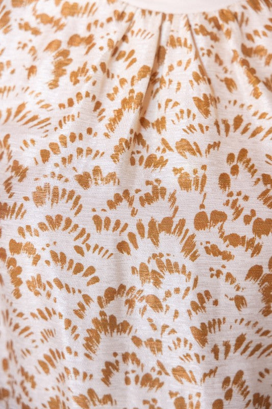 36451 Animal Print Top