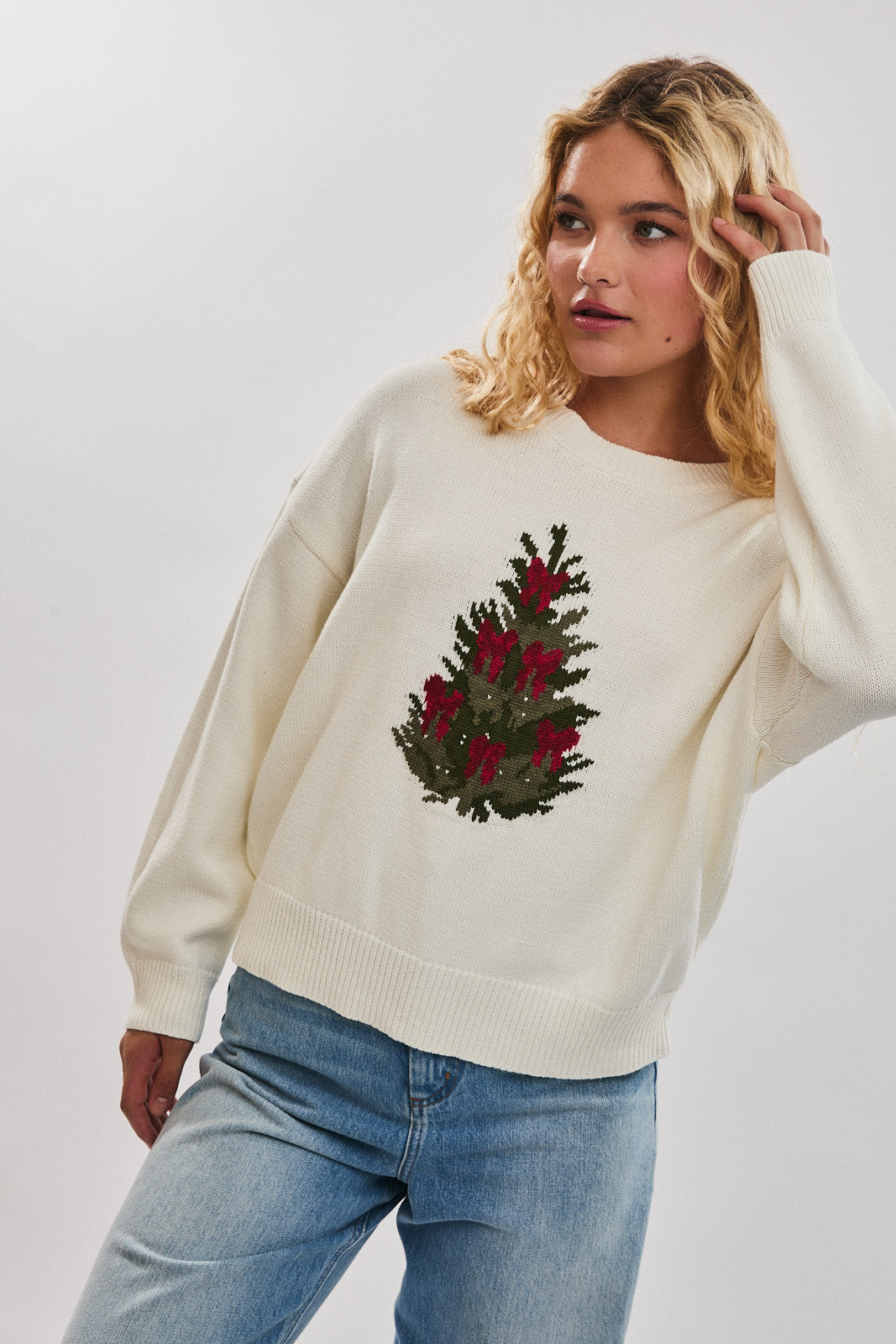 IWT6001-2 Christmas Tree Sweater