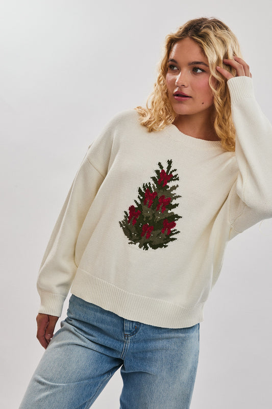 IWT6001-2 Christmas Tree Sweater