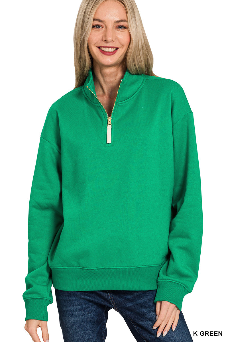 OT-4357D4 Fleece Half-Zip Sweatshirt