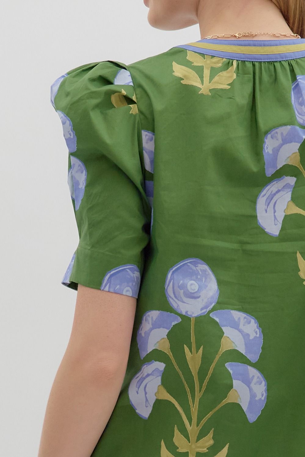 T26120 Floral Print Top
