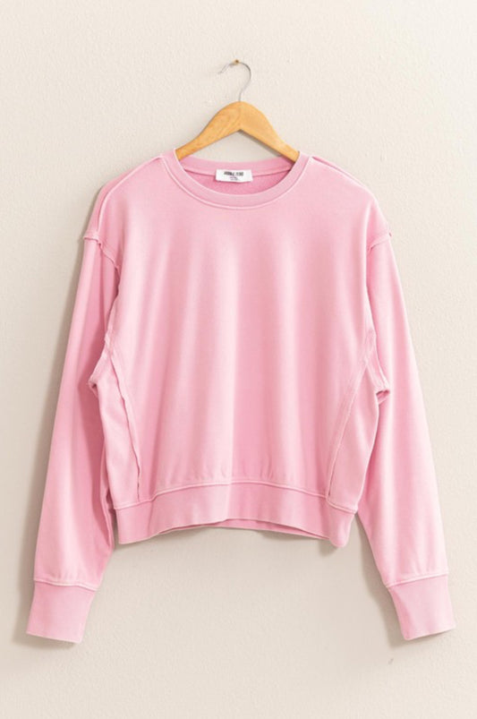 DZ24E443 Drop Shoulders Crewneck Sweatshirt