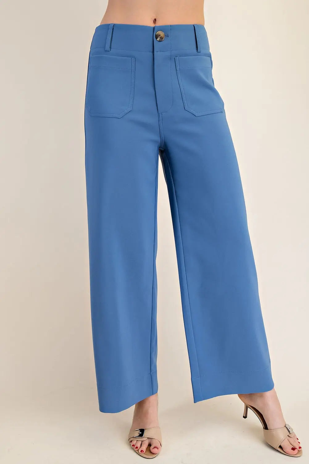 GP7912 Colette Cropped Wide Leg Pants