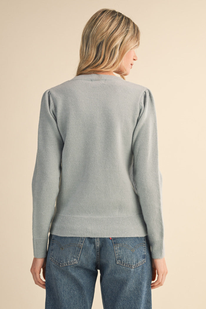 MSW11201 Floral Sweater