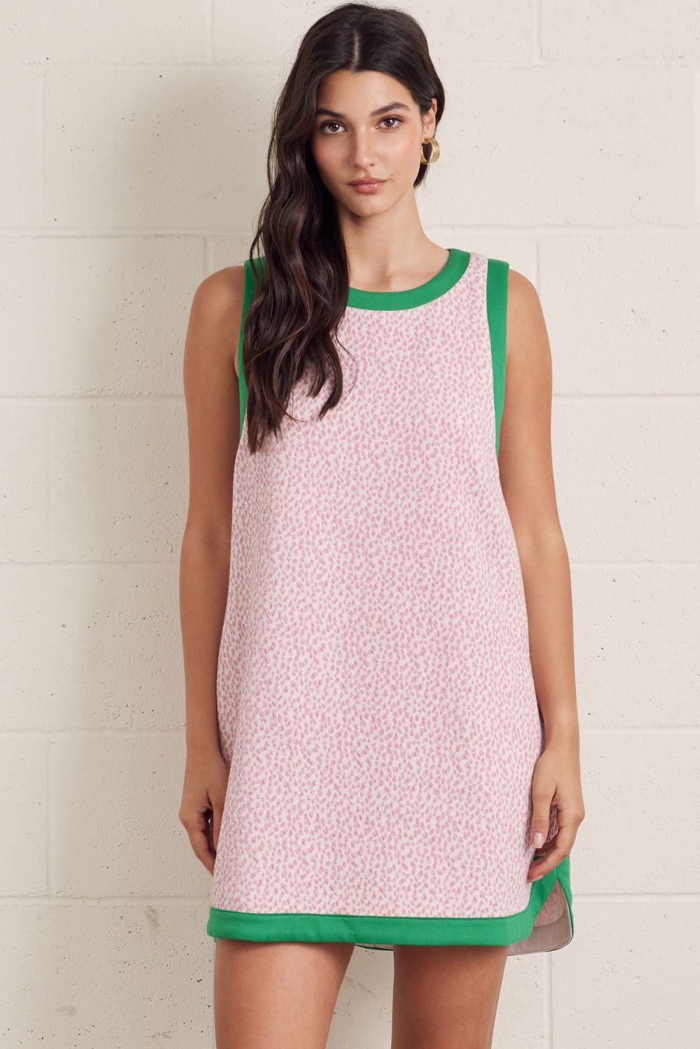 D30663 Textured Mini Dress