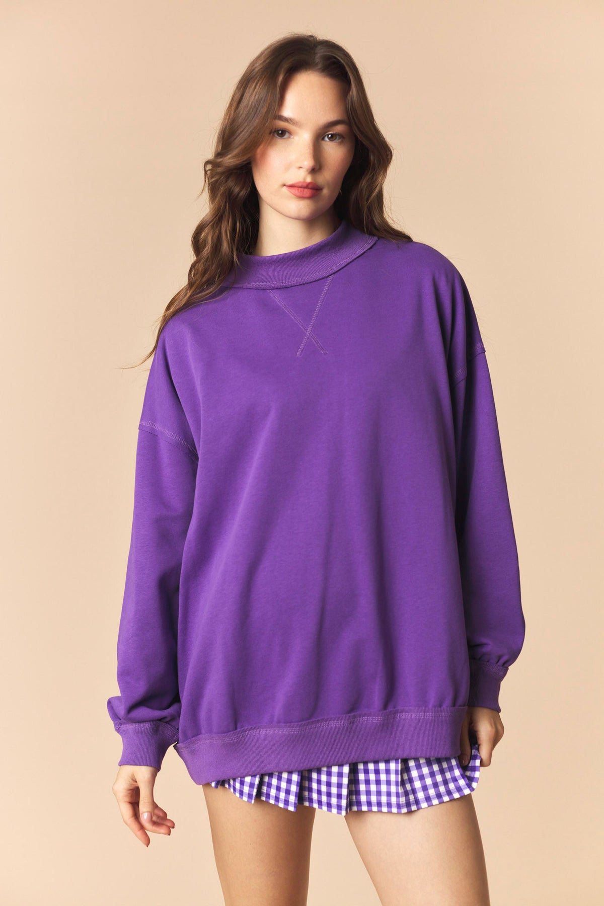 IKT300987-01 “It’s Gameday Y’all” Mock Neck Sweatshirt
