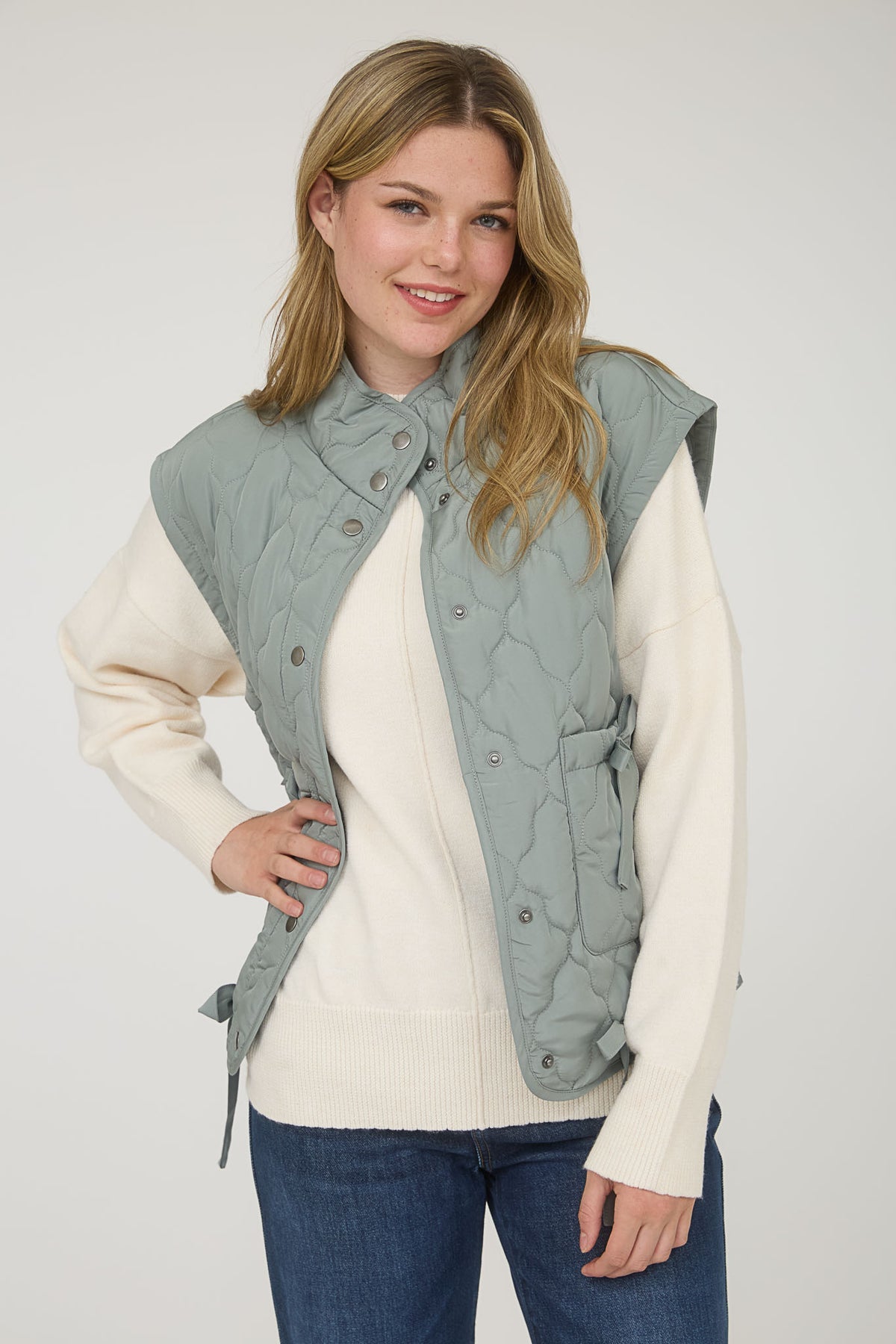 CR2684 Quilted Puffer Vest