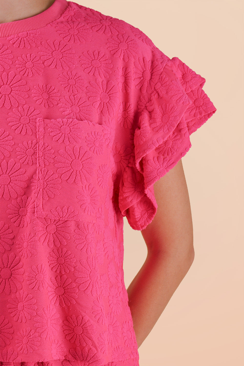 NT12492SET Floral Textured Set