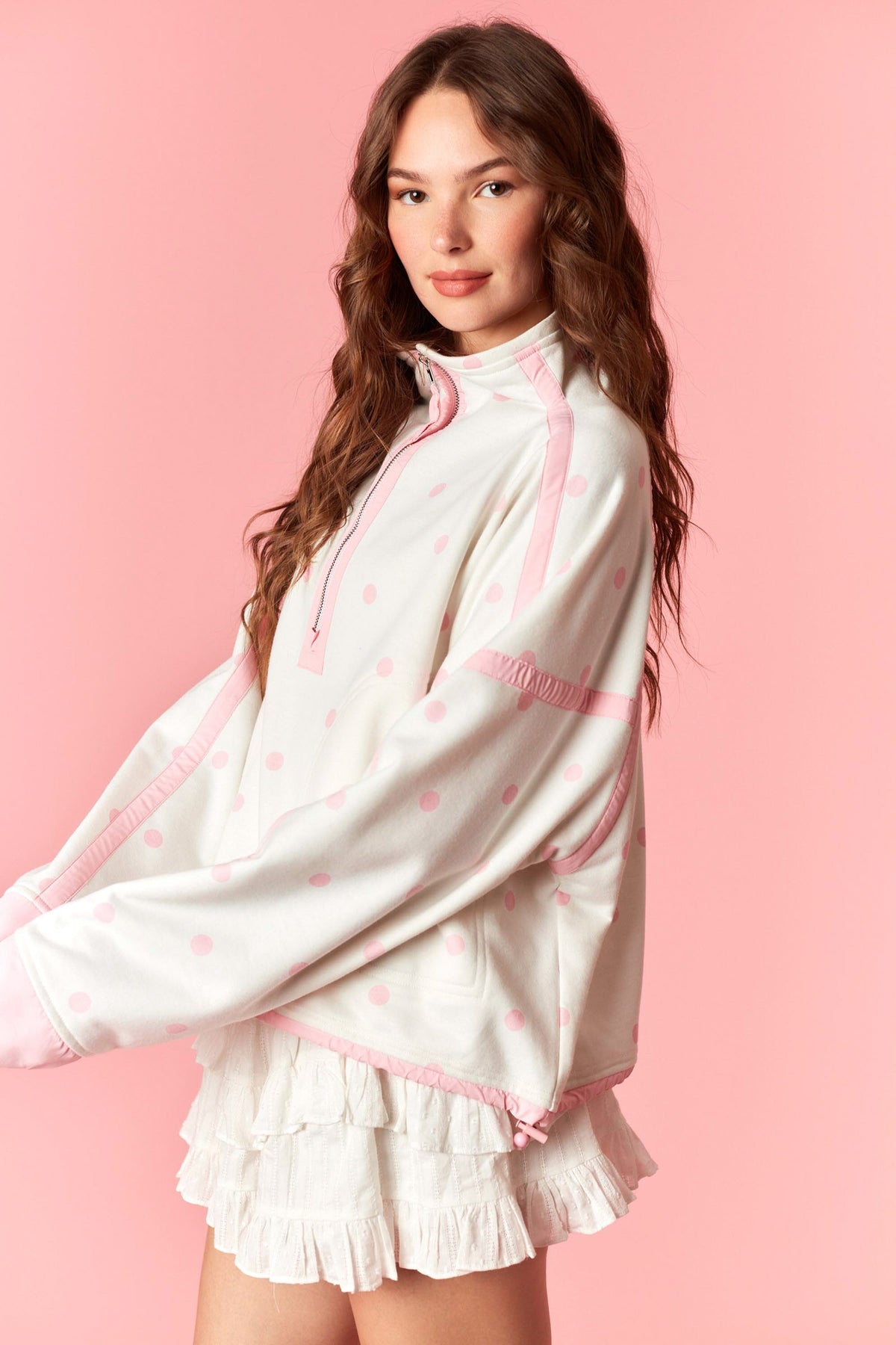 IKT300788-01 Polka Dot Pullover