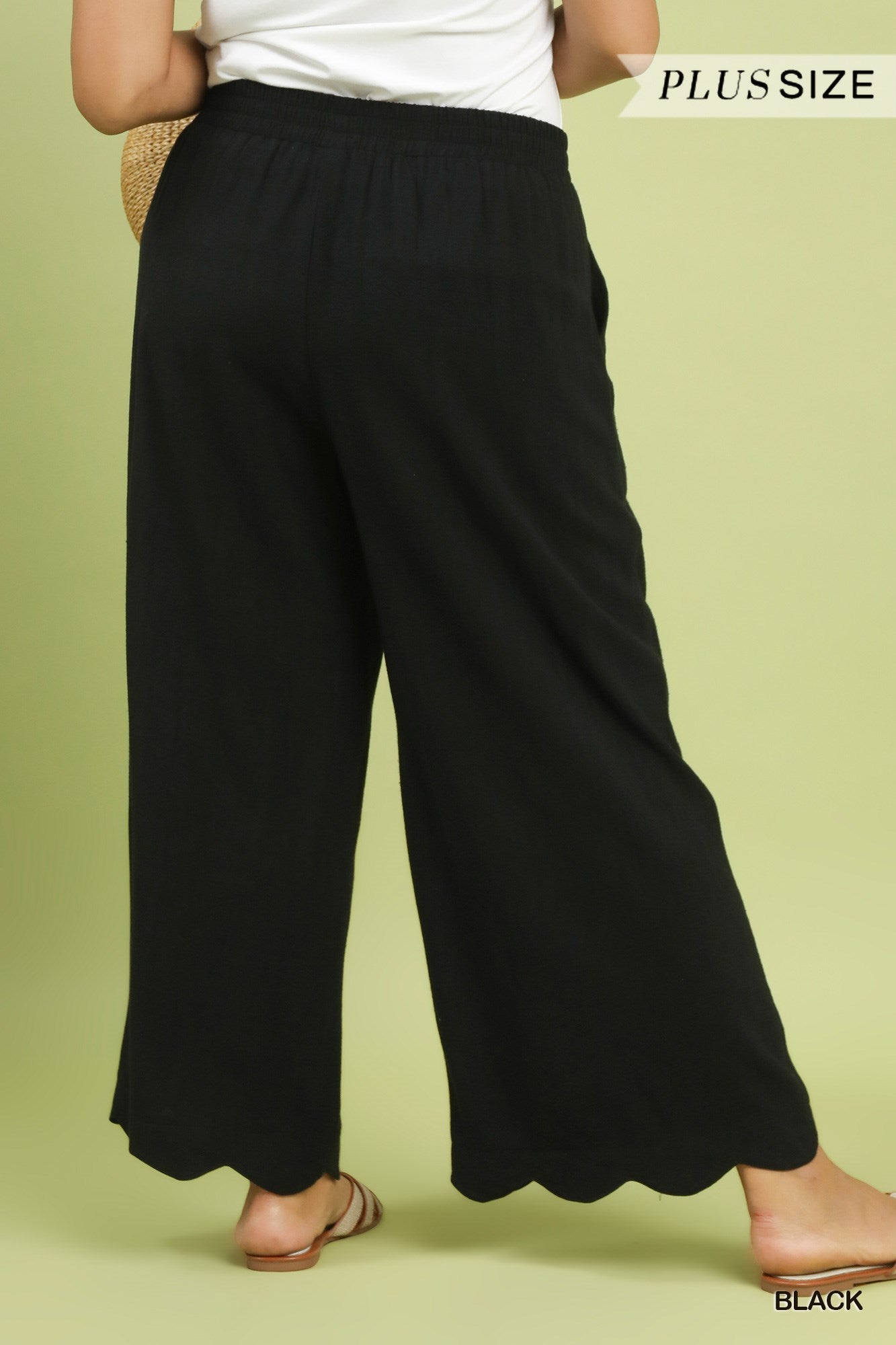 WC5671-P Curvy Linen Pants