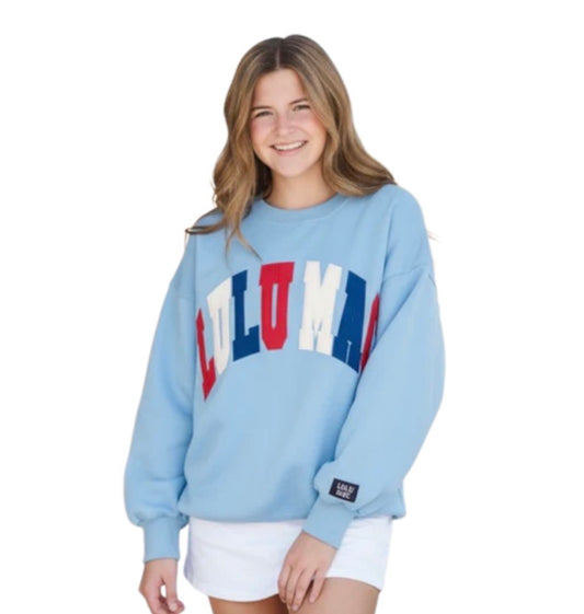 LM-SW-1005 Red/White/LuLu Stitch Sweatshirt