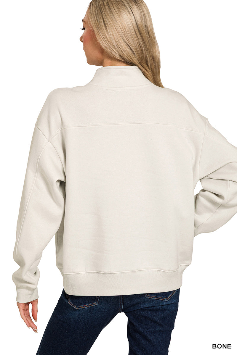 OT-4357D4 Fleece Half-Zip Sweatshirt