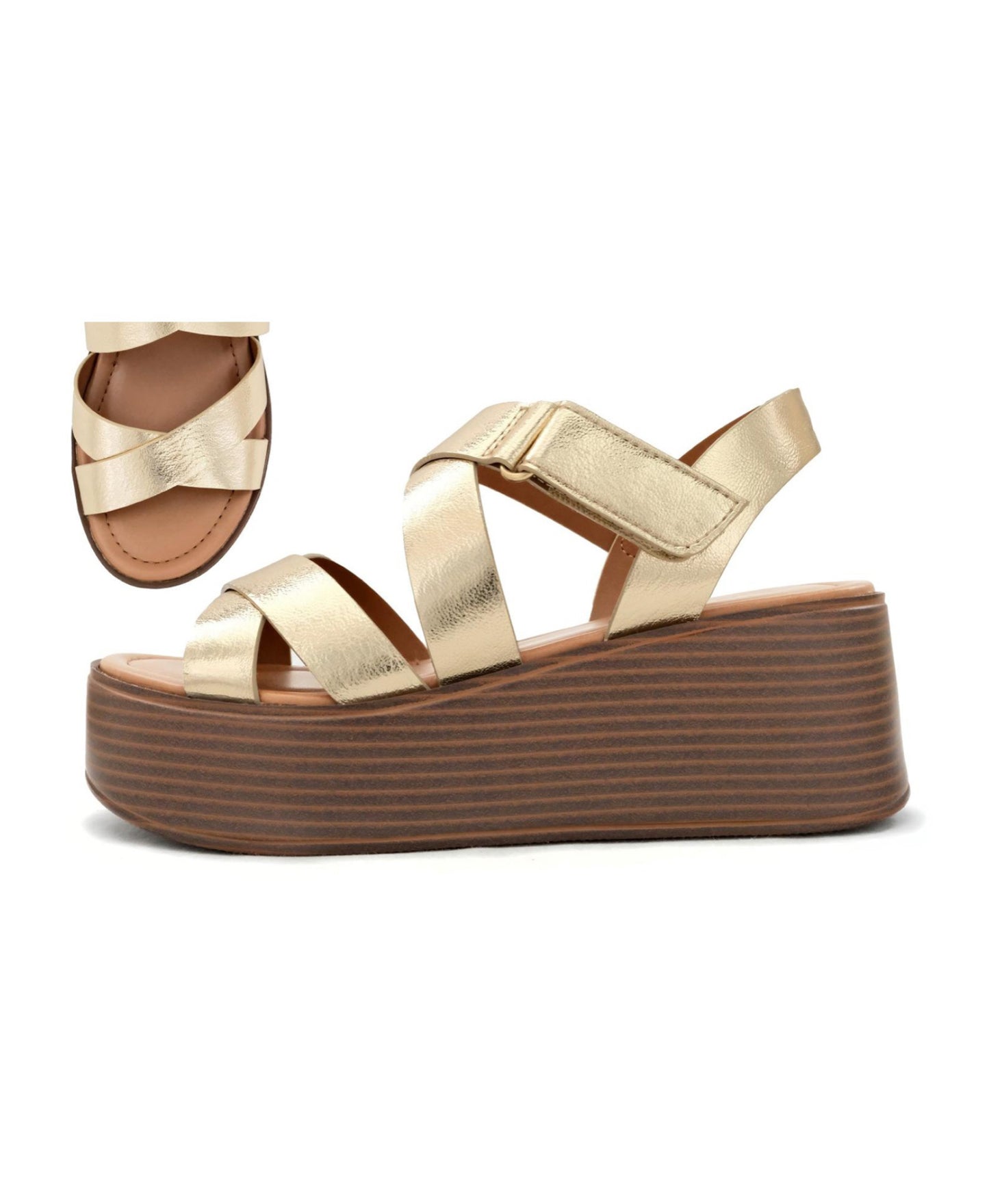 Dough-S Strappy Wedged Sandal