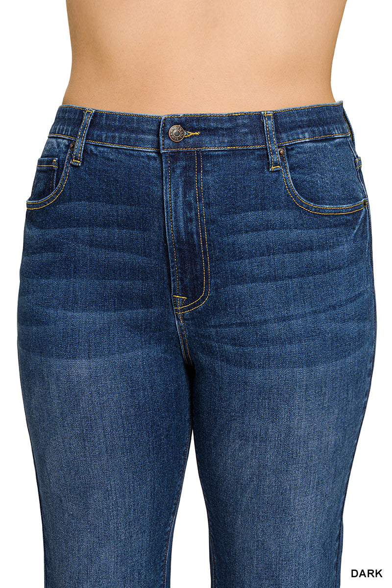 DCP-9554DDX Curvy Tummy Control Flare Jeans