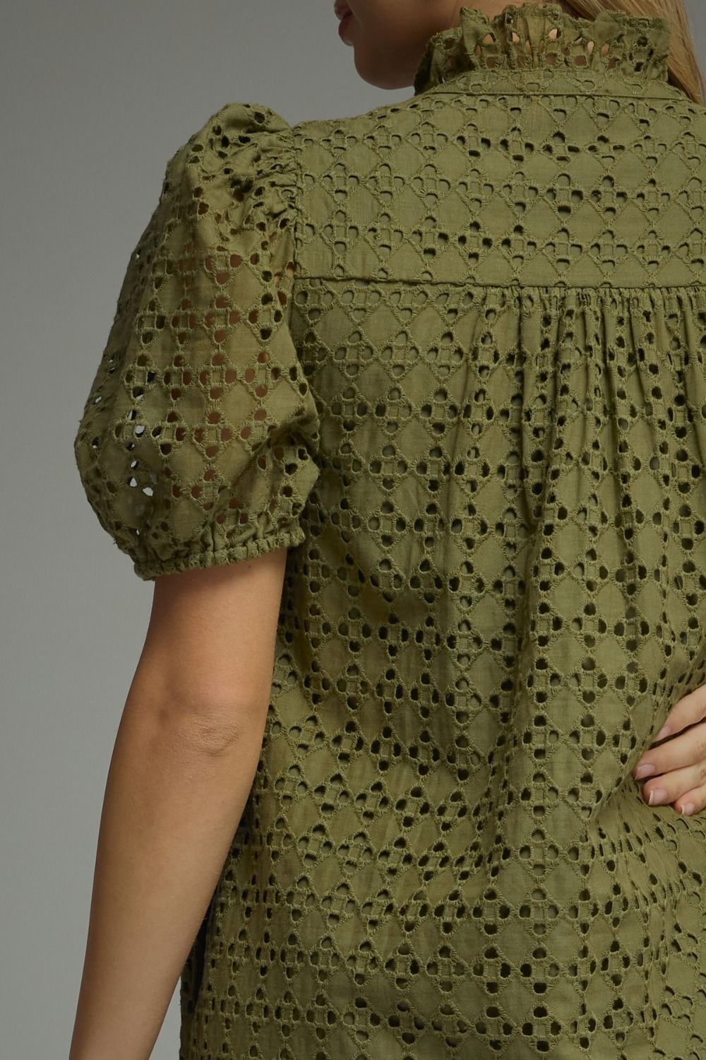 D29377 Eyelet Midi Dress