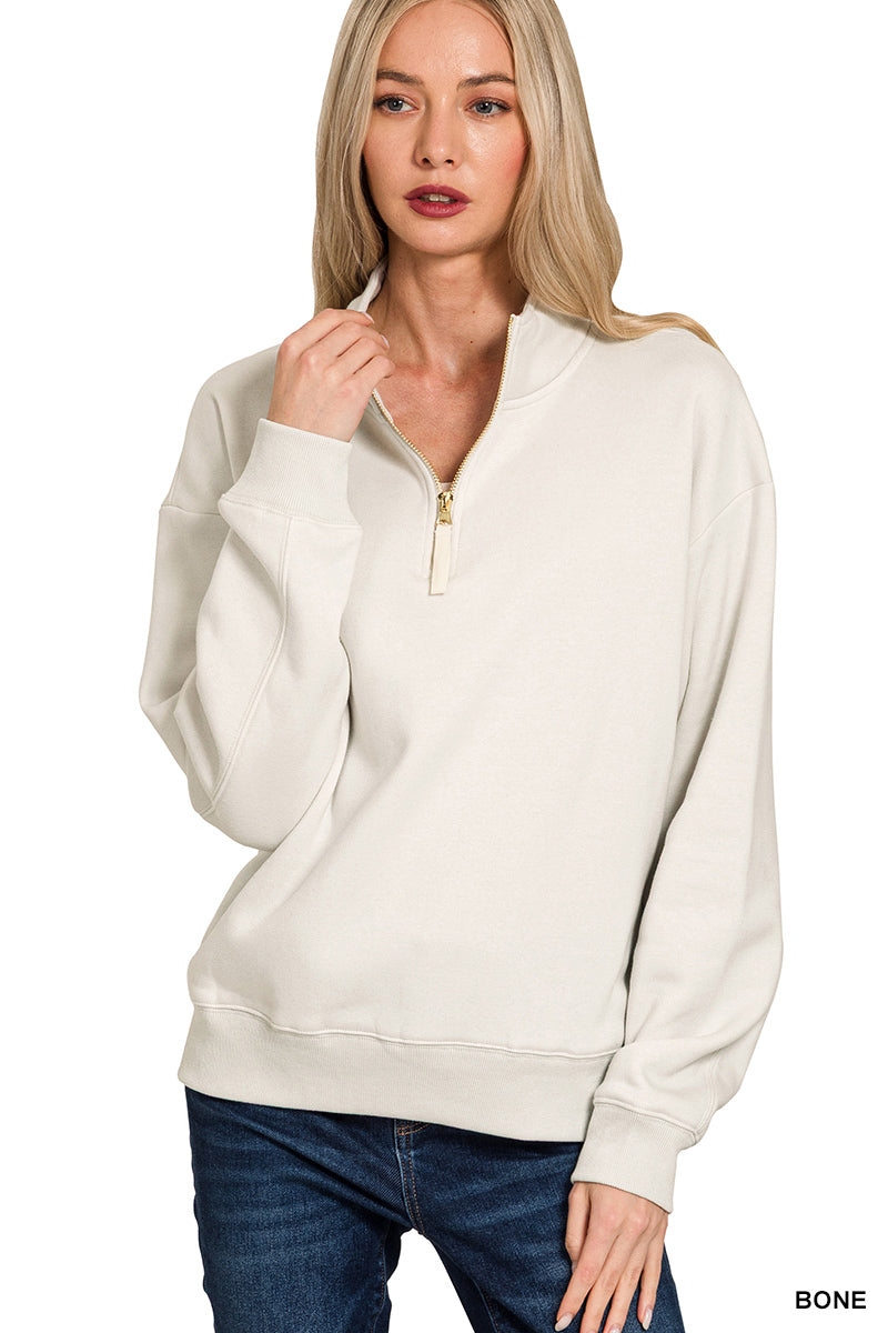 OT-4357D4 Fleece Half-Zip Sweatshirt