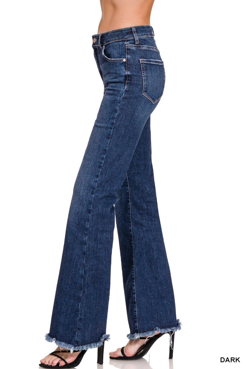 DTP-1976DD High Rise Bell Bottom Jeans