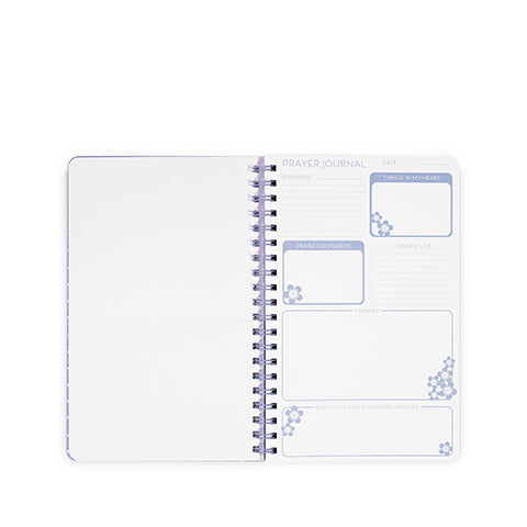 Blue Floral Prayer Journal