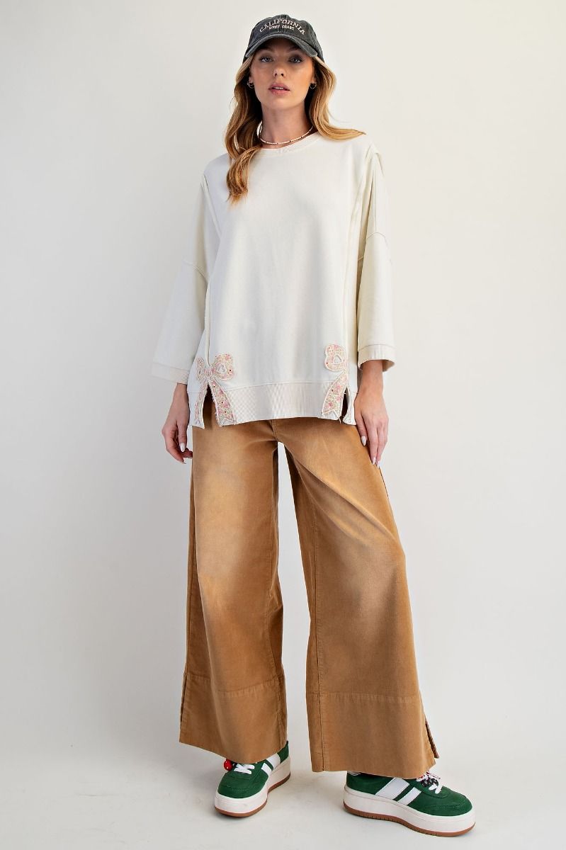 ET28101 Bow Patch Pullover