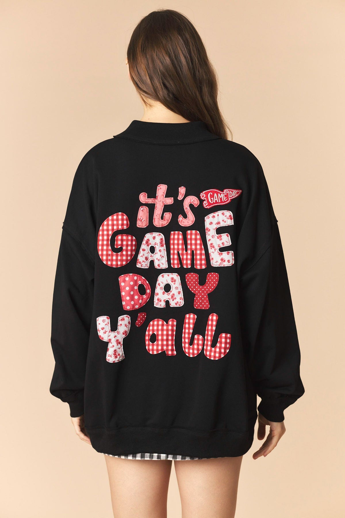IKT300987-01 “It’s Gameday Y’all” Mock Neck Sweatshirt