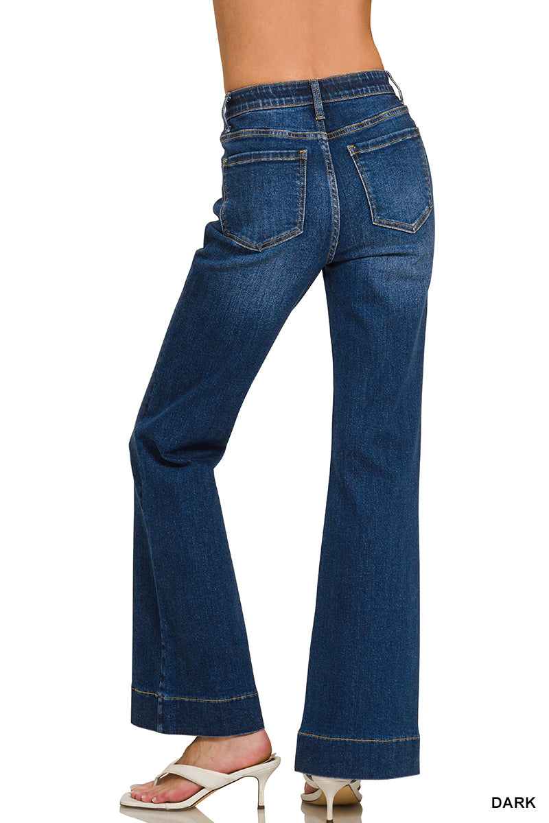DCP-9554DD Tummy Control Flare Jeans