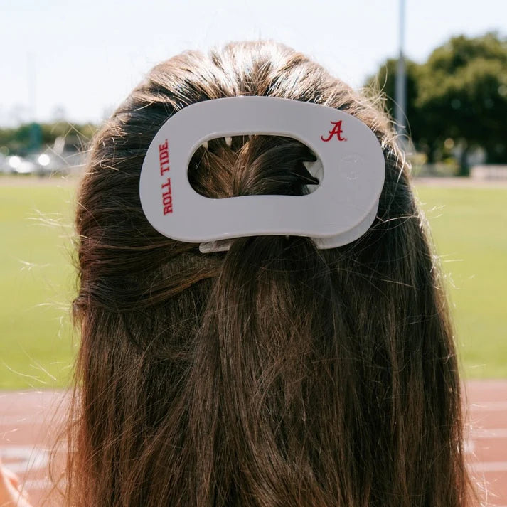 TELETIES Collegiate Medium Flat Round Hair Clip