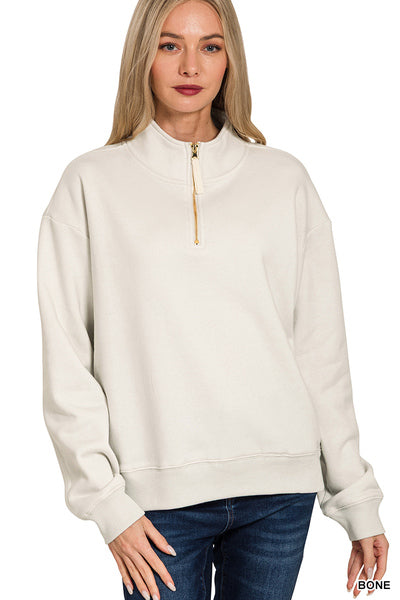 OT-4357D4 Fleece Half-Zip Sweatshirt
