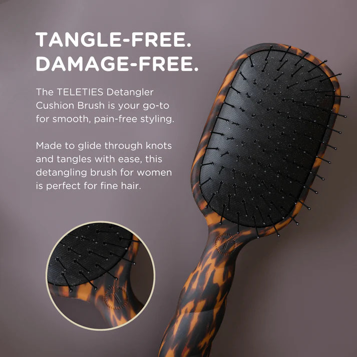TELETIES Detangler Hair Brush for Fine Hair