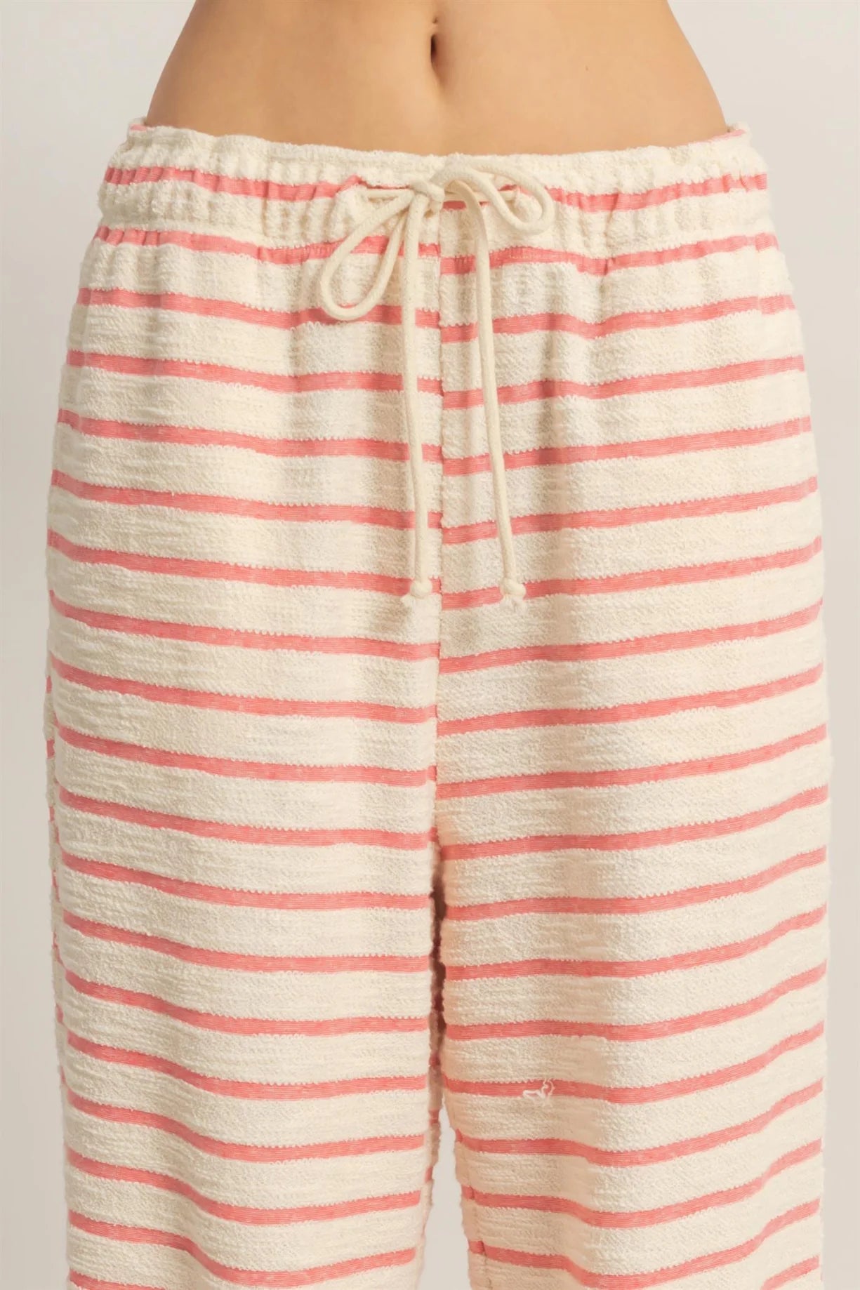 DZ26C078 Striped Wide Leg Pants