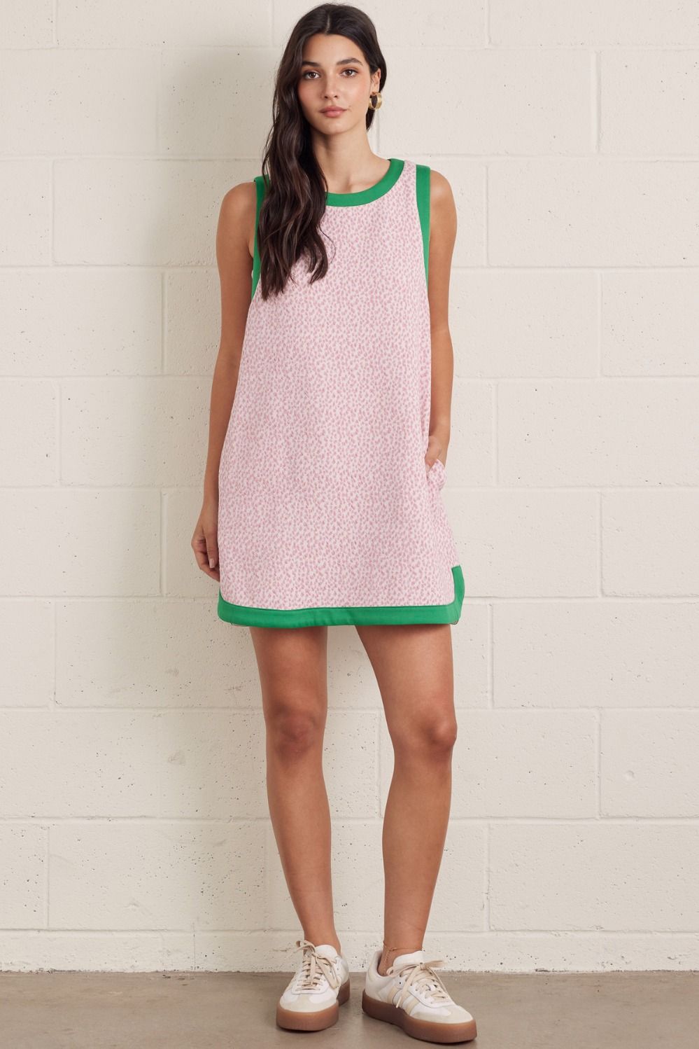 D30663 Textured Mini Dress