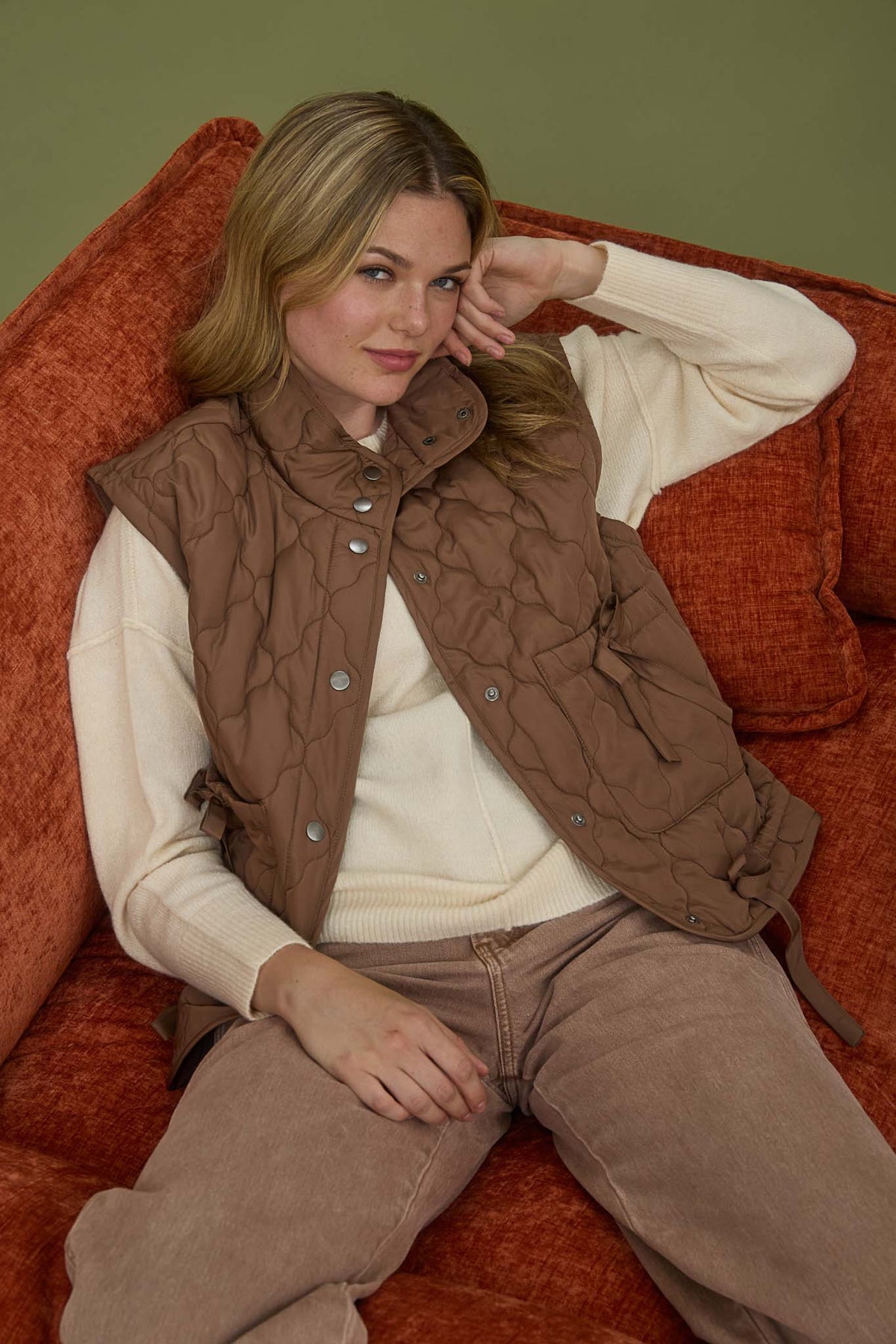 CR2684 Quilted Puffer Vest