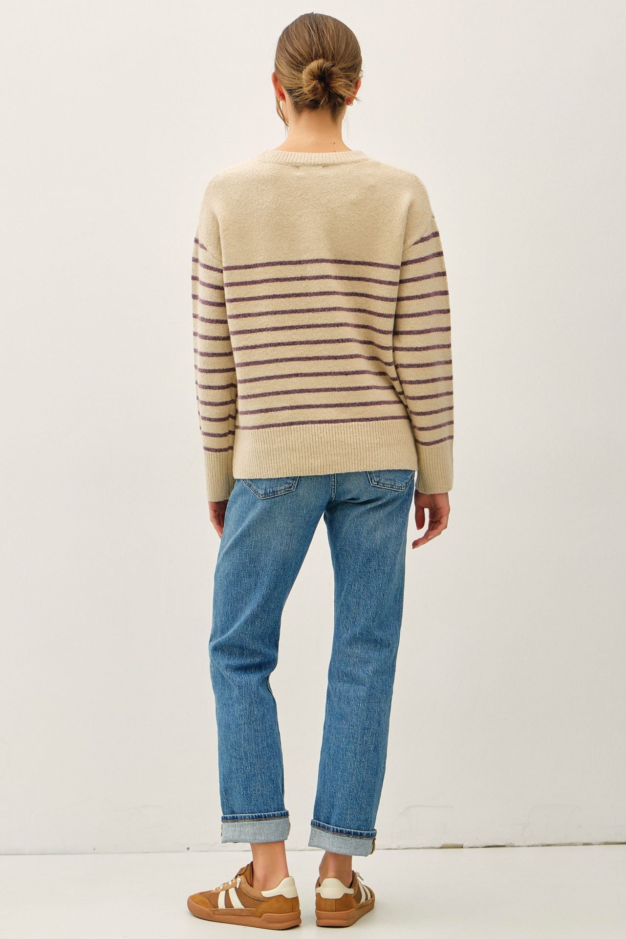 65114 Striped Sweater