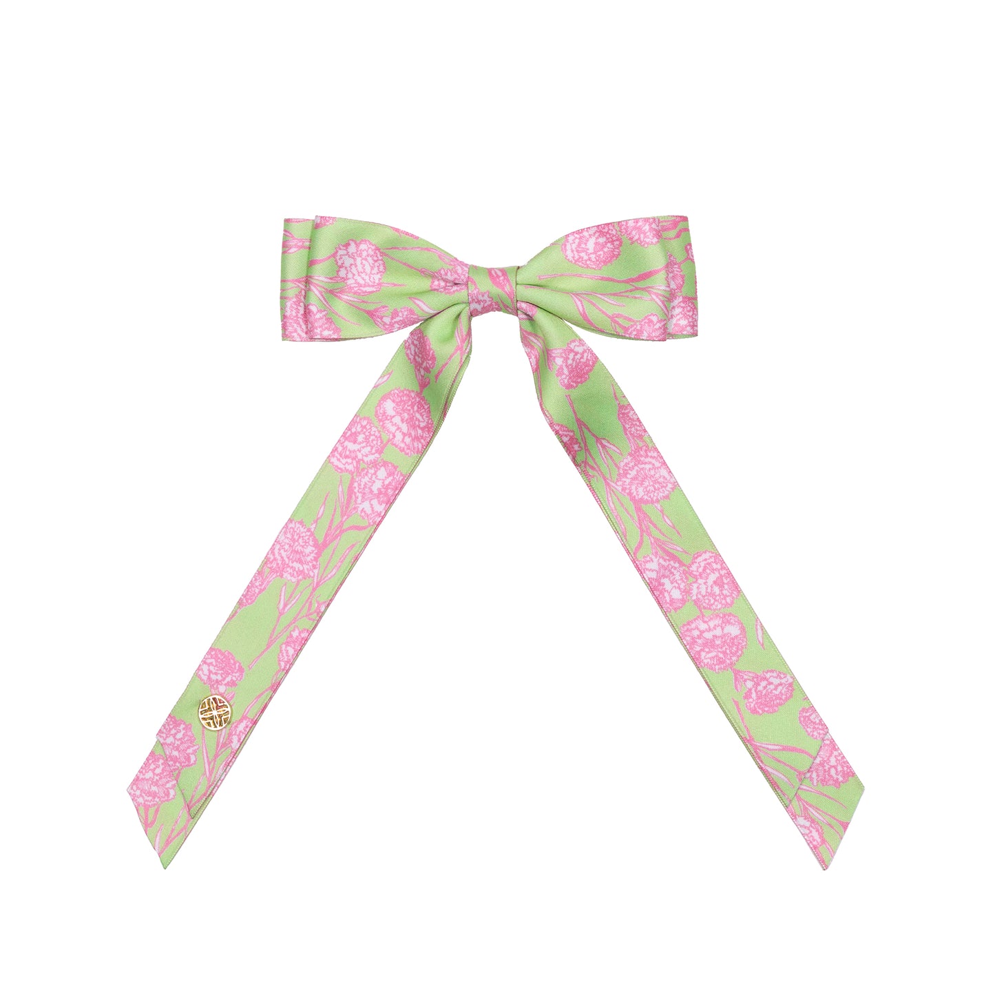 Pistachio Macaron Bow Clip
