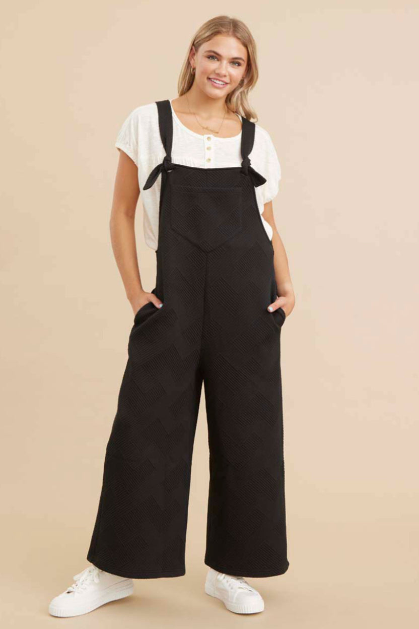 G11410 Textured Overalls