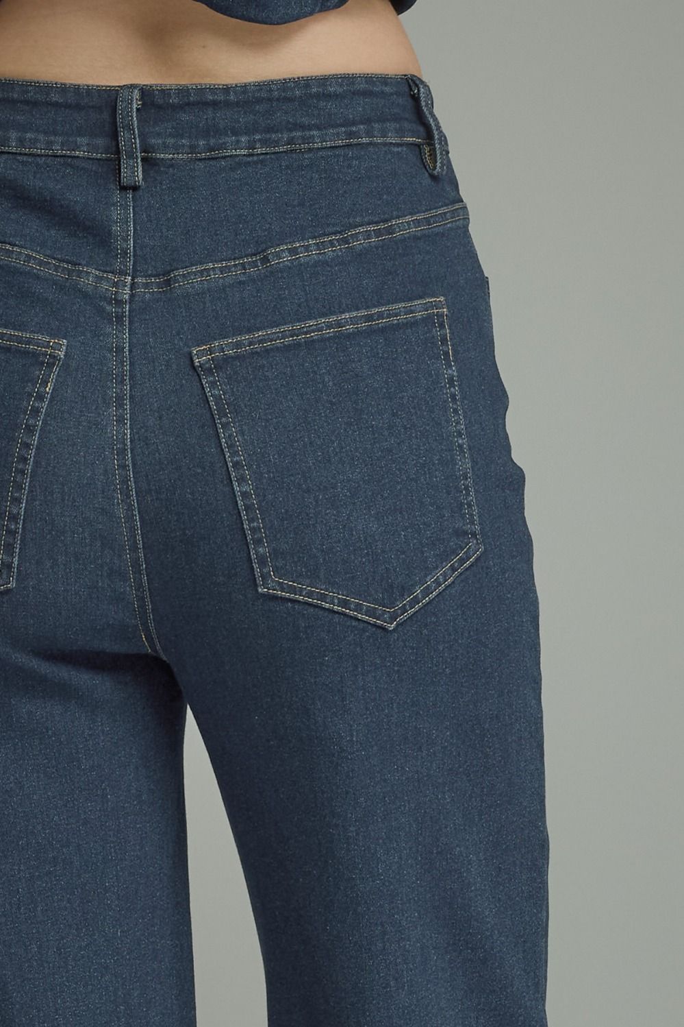 P32065 Cropped Denim Pants