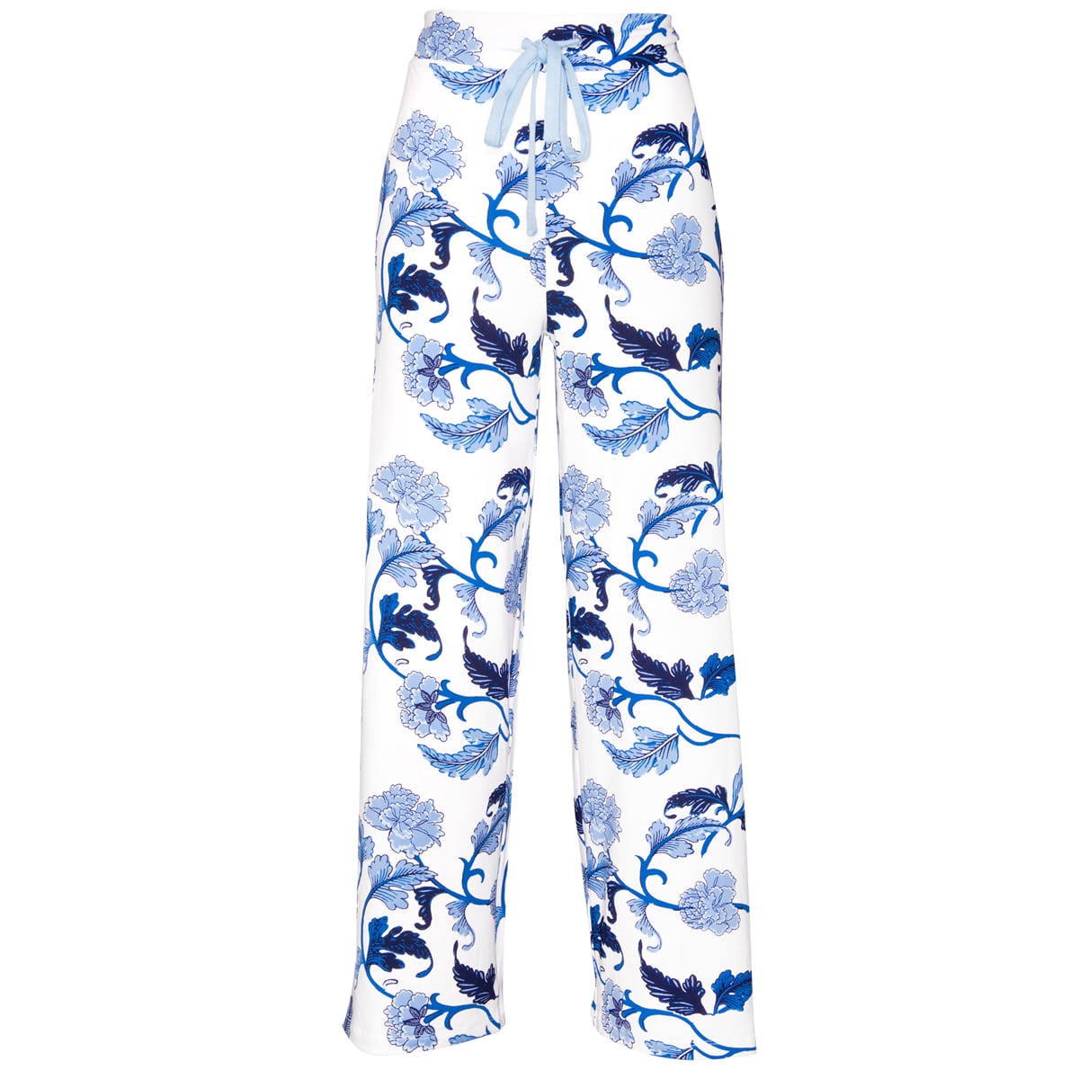 Blu Acanthus Leaf Pajama Pants