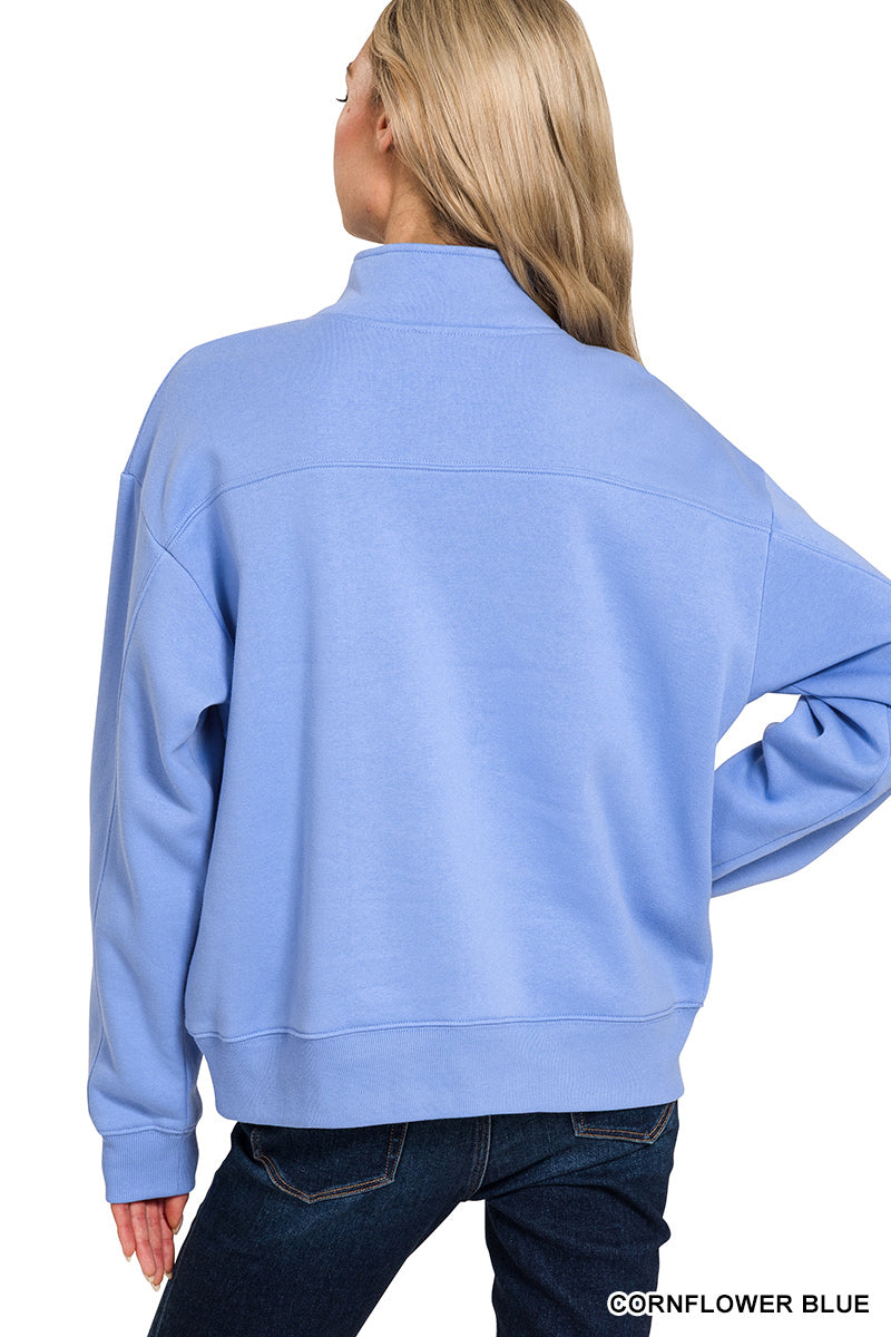 OT-4357D4 Fleece Half-Zip Sweatshirt