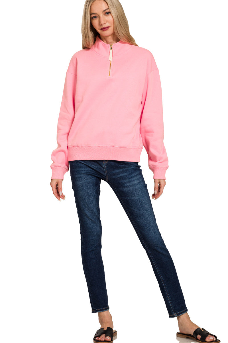 OT-4357D4 Fleece Half-Zip Sweatshirt