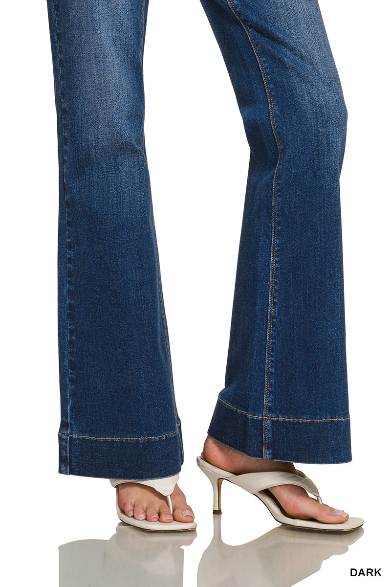 DCP-9554DD Tummy Control Flare Jeans