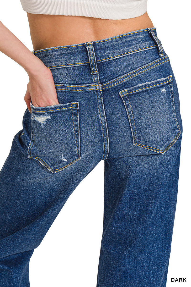DTP-1992DD High Waisted Straight Leg Denim Jeans