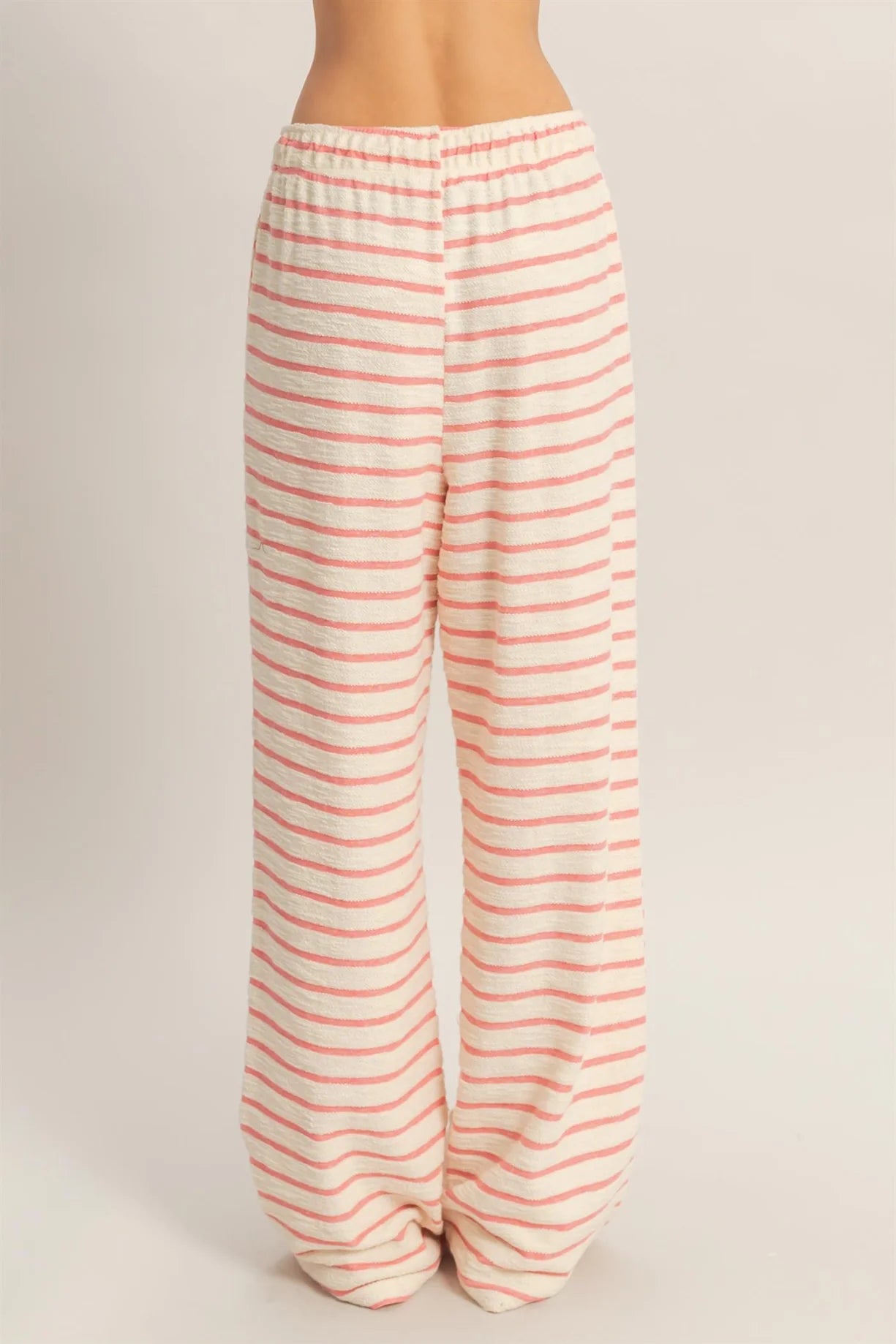 DZ26C078 Striped Wide Leg Pants