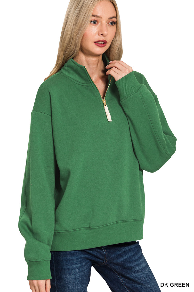 OT-4357D4 Fleece Half-Zip Sweatshirt