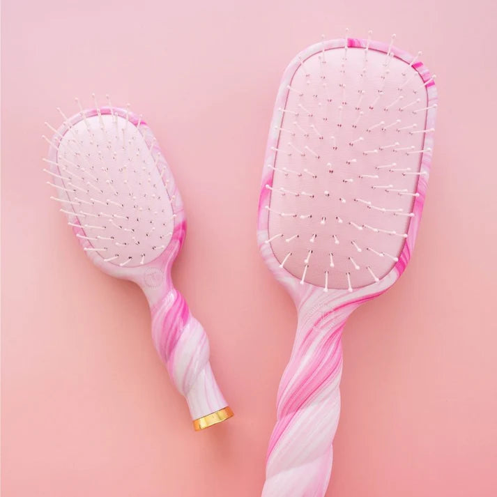 TELETIES Mini Detangler Hair Brush for Medium Hair