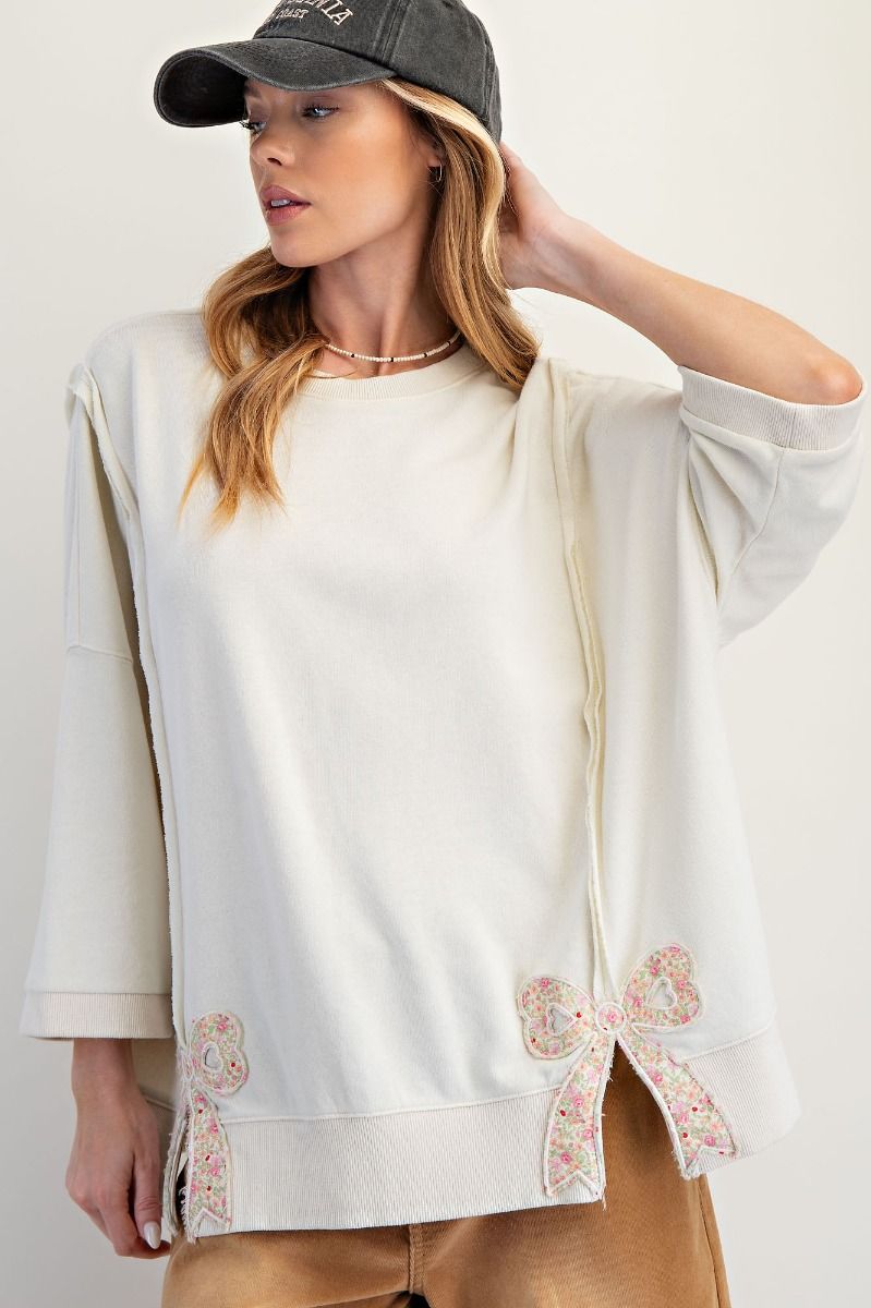 ET28101 Bow Patch Pullover